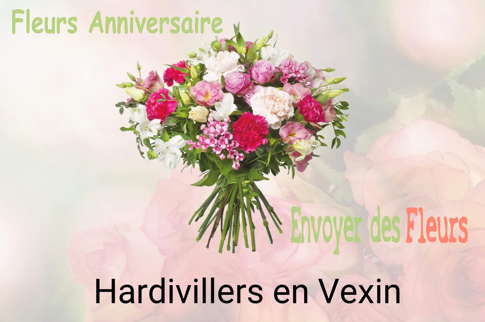 Bouquet de fleurs d’anniversaire livré à Hardivillers-en-Vexin
