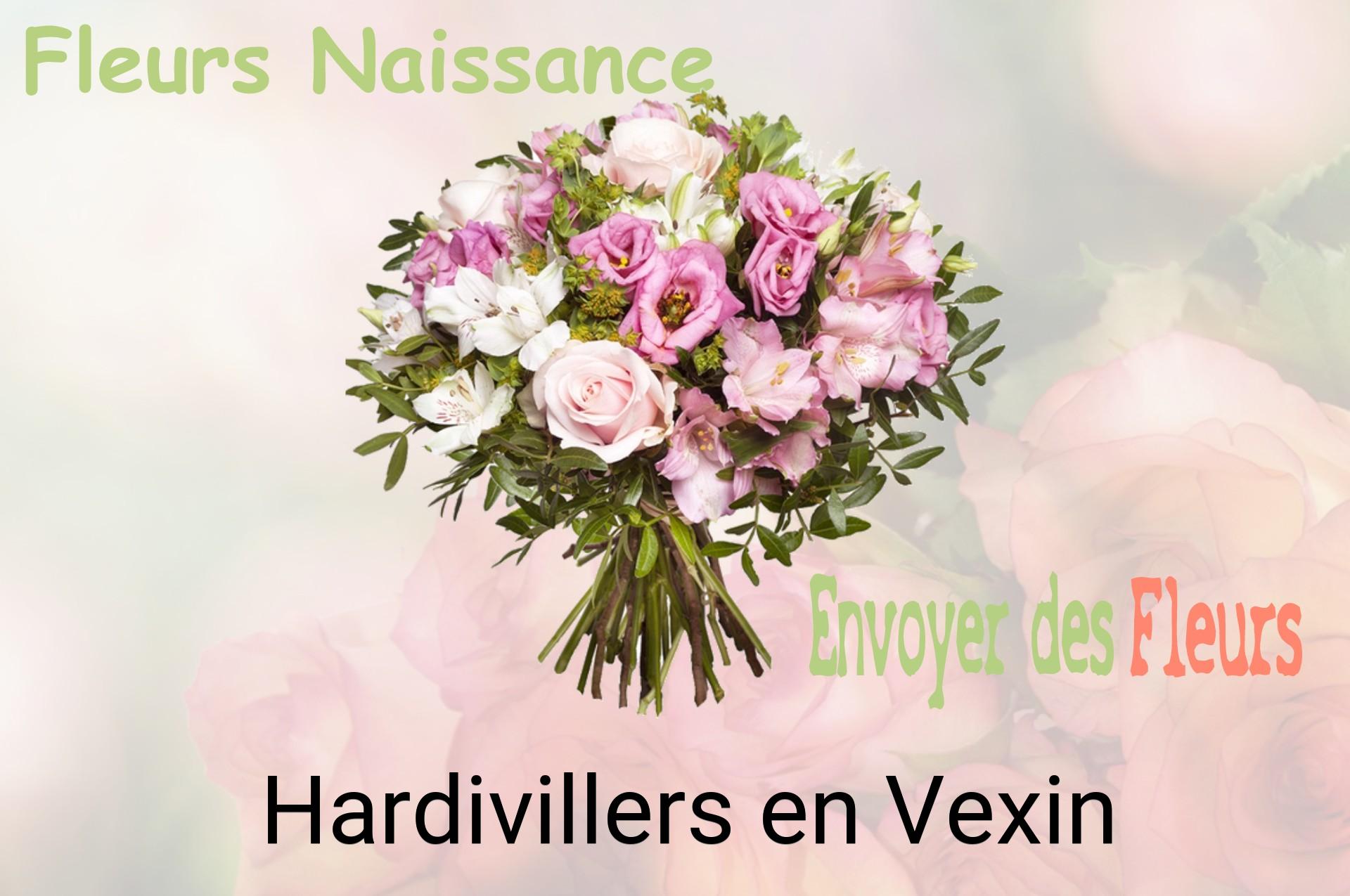 Bouquet de fleurs de naissance livré à Hardivillers-en-Vexin